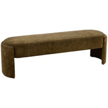 June Chenille Ottoman Bench